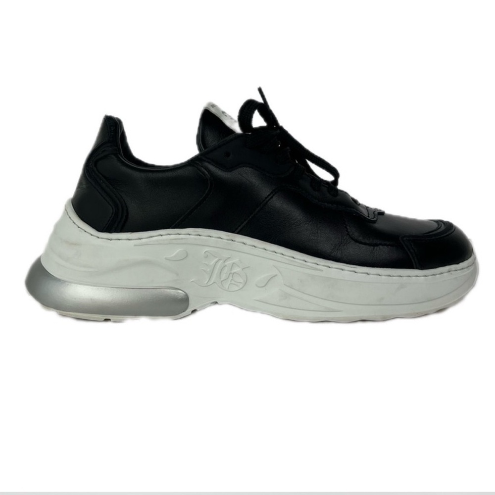 John Galliano Women’s Luxury Leather Kicks Stylish Designer Sneakers Sz 6.5